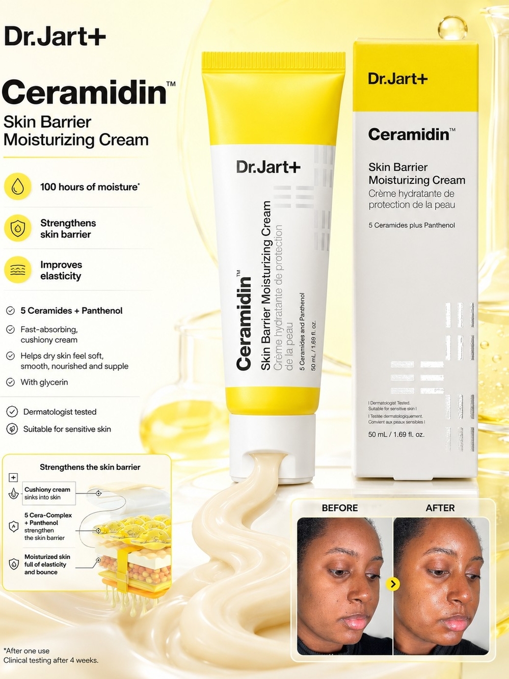 Dr. Jart+ Ceramidin Skin Barrier Moisturizing Cream – 50 mL